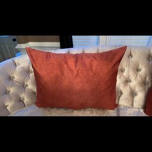 Burnt Orange oversized pillow